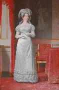 Christoffer Wilhelm Eckersberg Portrait of Marie Sophie of Hesse-Kassel Queen consort of Denmark oil painting
